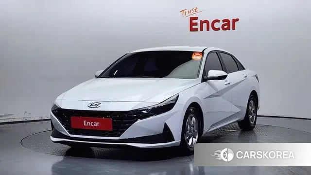 Hyundai Avante (CN7) 2020 Белый из Кореи