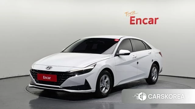 Hyundai Avante (CN7) 2021 Белый из Кореи