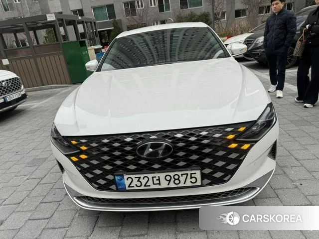 Hyundai The New Grandeur IG Hybrid 2020 Белый из Кореи