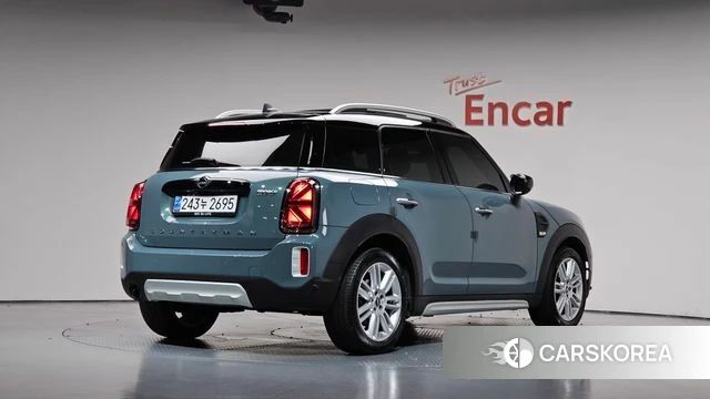 Mini Cooper Countryman 2023 Небесно-голубой из Кореи