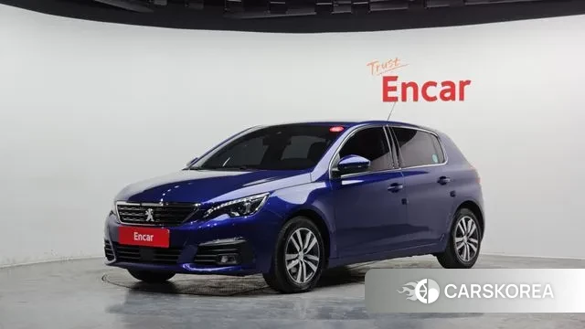 Peugeot 308 second generation 2019 Синий из Кореи