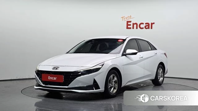 Hyundai Avante (CN7) 2021 Белый из Кореи