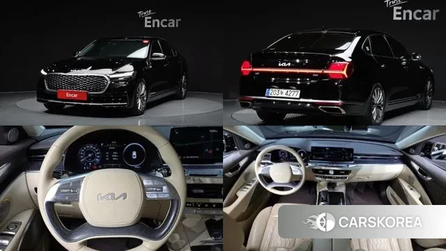 Kia The New K9 2nd generation 2022 Черный из Кореи