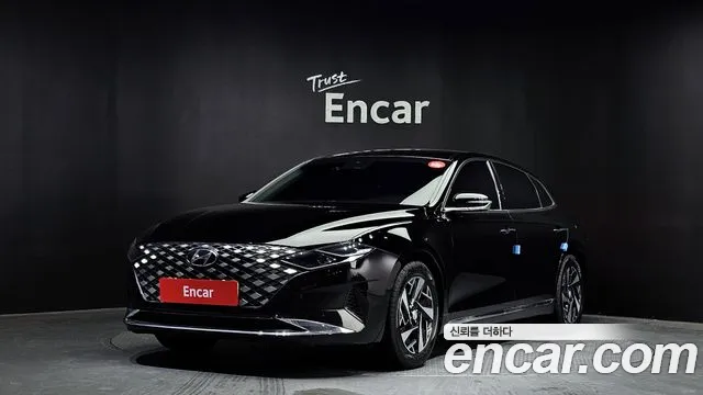Hyundai The New Grandeur IG Hybrid 2020 Черный из Кореи
