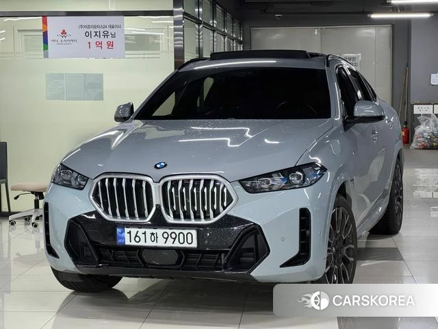 BMW X6 (G06) 2026 Светло-серебряный цвет из Кореи