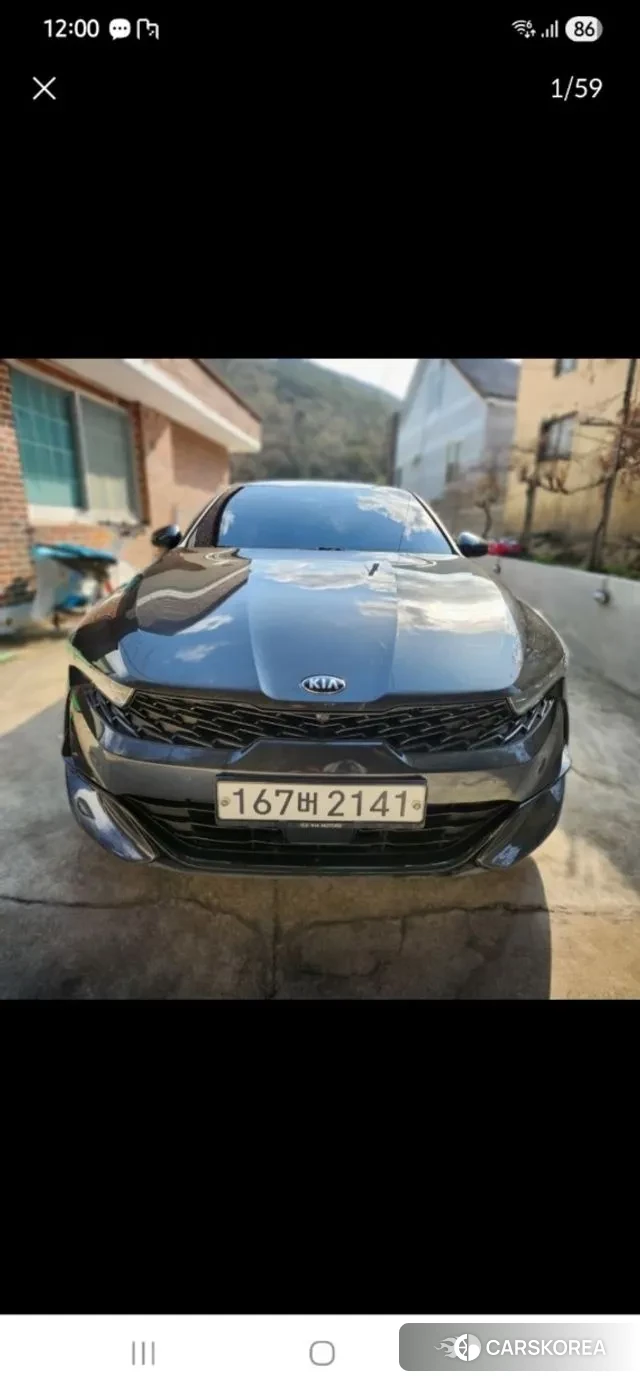 Kia K5 3rd generation 2020 Серый из Кореи