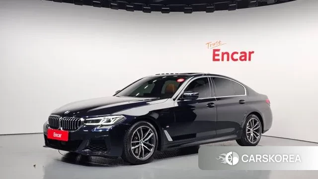 BMW 5 Series (G30) 2023 Синий из Кореи