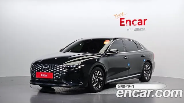 Hyundai The New Grandeur IG Hybrid 2020 Черный из Кореи