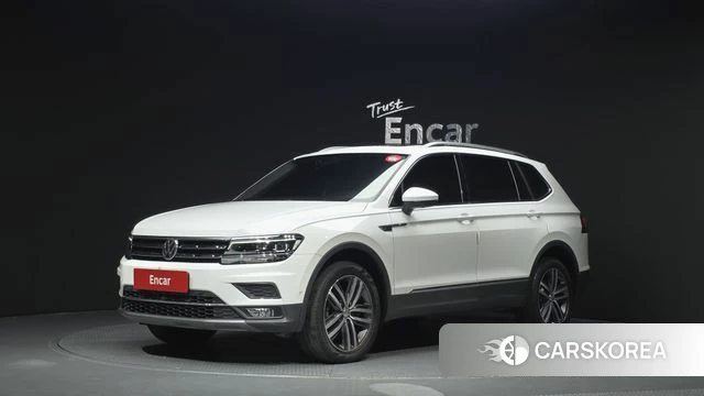 Volkswagen Tiguan Allspace 2020 Белый из Кореи