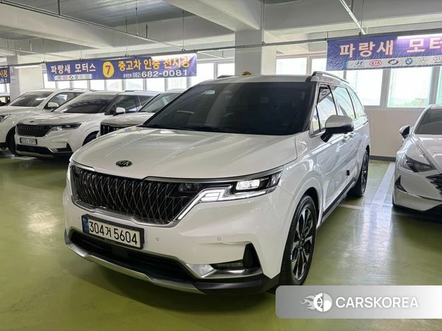 Kia Carnival 4th generation 2021 Белый из Кореи