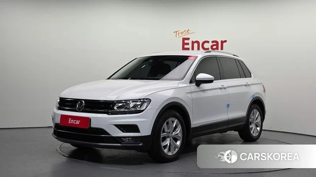 Volkswagen Tiguan second Generation 2018 Белый из Кореи