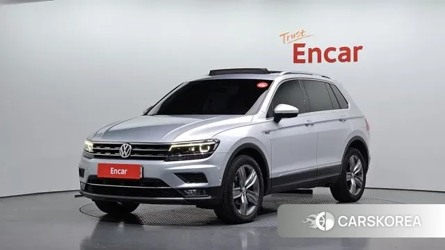Volkswagen Tiguan second Generation 2018 Серебряный из Кореи