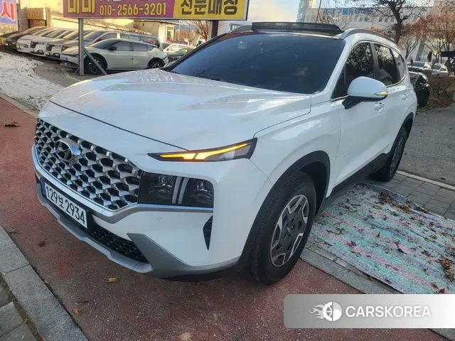 Hyundai The New Santa Fe 2021 Белый из Кореи