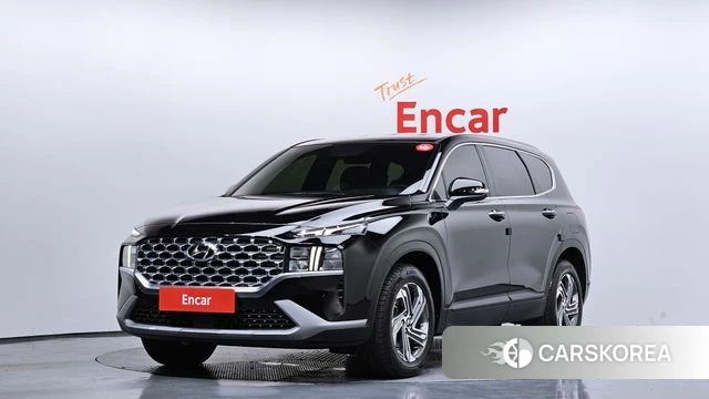 Hyundai The New Santa Fe 2021 Черный из Кореи