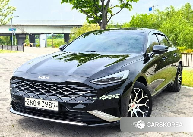 Kia K8 2021 Черный из Кореи