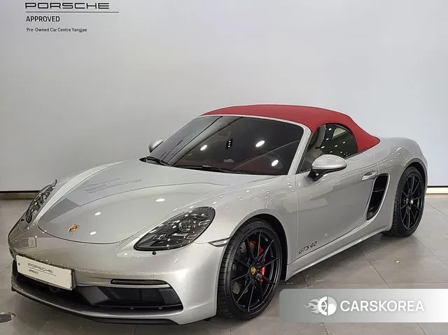 Porsche 718 Boxster 2023 Серебристо-серый из Кореи