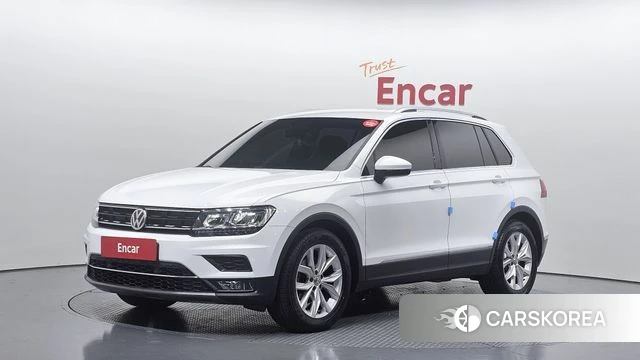 Volkswagen Tiguan second Generation 2020 Белый из Кореи