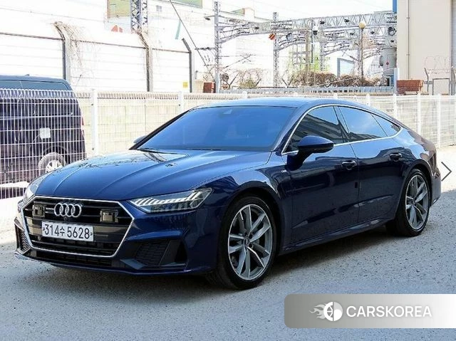 Audi A7 (4K) 2020 Черный из Кореи