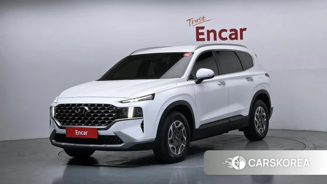 Hyundai The New Santa Fe 2023 Белый из Кореи