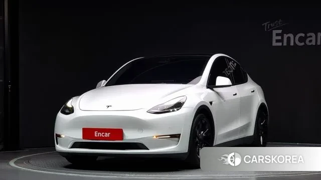 Tesla Model Y 2022 Белый из Кореи