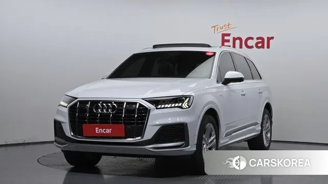Audi Q7 (4M) 2020 Белый из Кореи
