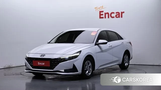 Hyundai Avante (CN7) 2020 Белый из Кореи