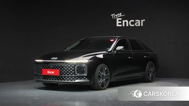Hyundai Grandeur Hybrid (GN7) 2023 Черный из Кореи