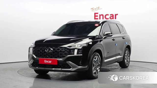 Hyundai The New Santa Fe 2023 Черный из Кореи
