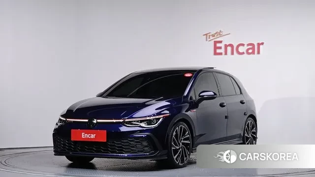 Volkswagen Golf 8th Generation 2024 Синий из Кореи