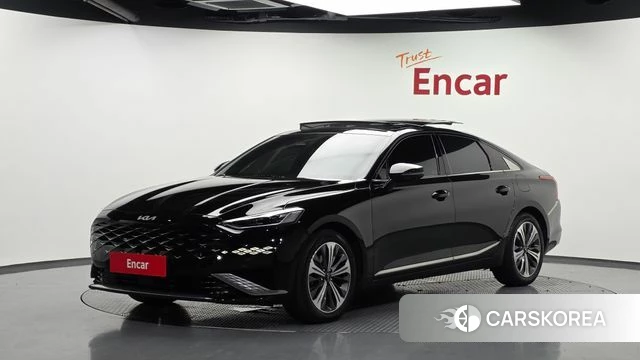 Kia K8 Hybrid 2023 Черный из Кореи