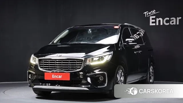 Kia The New Carnival 2019 Черный из Кореи