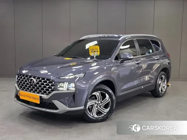 Hyundai The New Santa Fe 2021 Небесно-голубой из Кореи