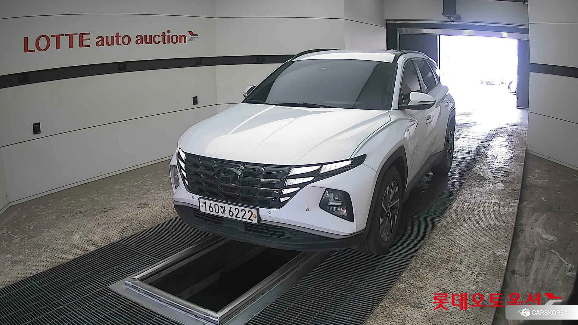 Hyundai Tucson Hybrid 2021 White Cream из Кореи