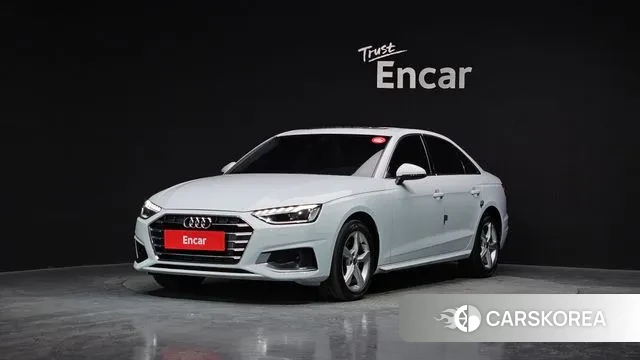 Audi A4 (B9) 2021 Белый из Кореи