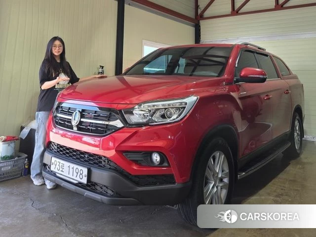 Ssangyong Rexton Sports 2019 Красный из Кореи