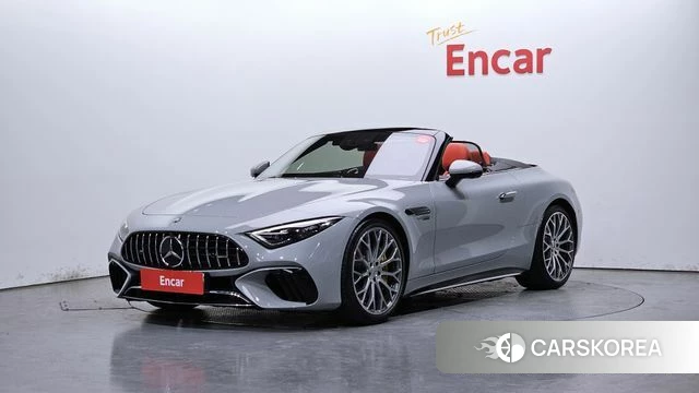 Mercedes-Benz SL-Class R232 2023 Серебристо-серый из Кореи