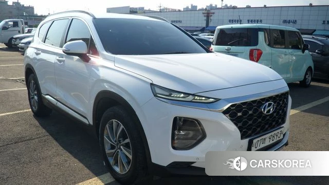 Hyundai Santa Fe TM 2019 Белый из Кореи