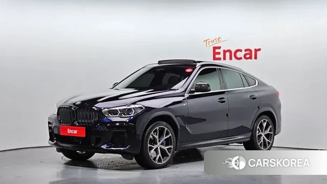 BMW X6 (G06) 2022 Черный из Кореи