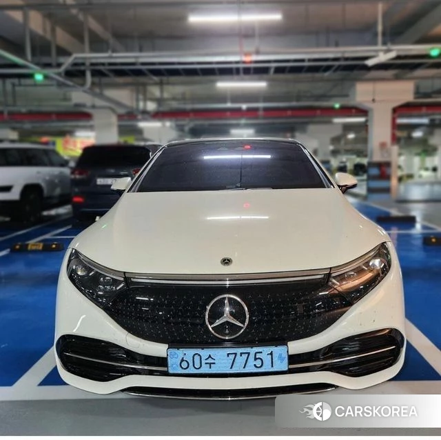 Mercedes-Benz EQS V297 2023 Белый из Кореи