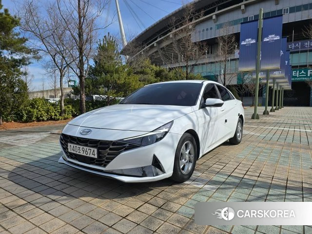 Hyundai Avante (CN7) 2020 Белый из Кореи