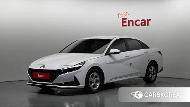 Hyundai Avante (CN7) 2022 Белый из Кореи