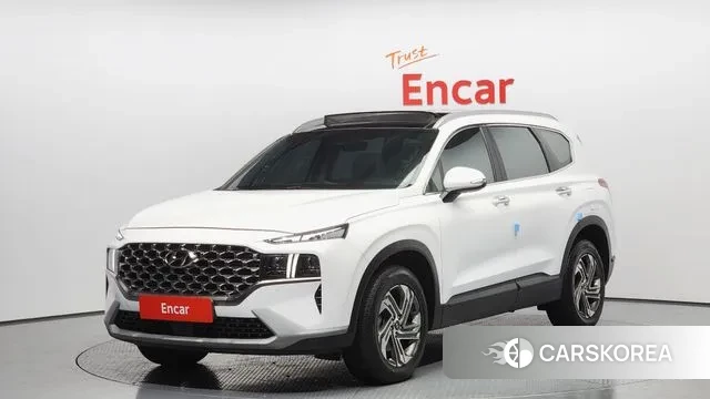 Hyundai The New Santa Fe 2023 Белый из Кореи