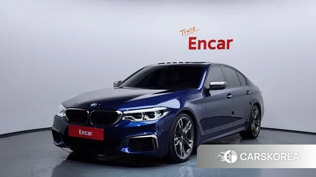 BMW 5 Series (G30) 2018 Синий из Кореи