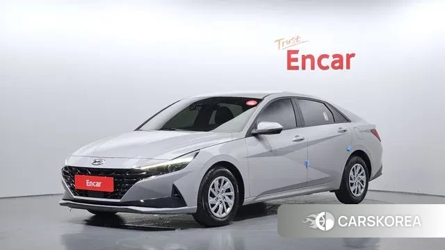 Hyundai Avante (CN7) 2021 Серебристо-серый из Кореи