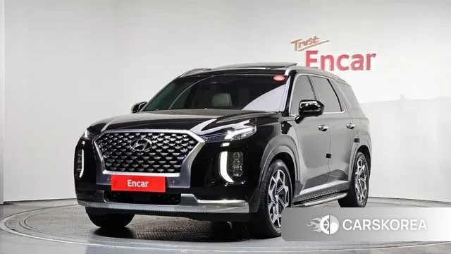 Hyundai Palisade 2021 Черный из Кореи