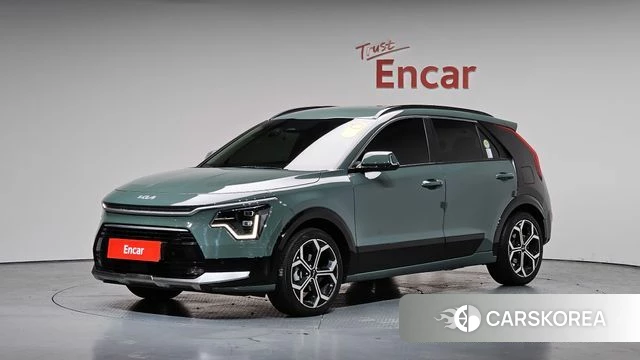 Kia Di Ol Nu Niro 2022 Зеленый из Кореи