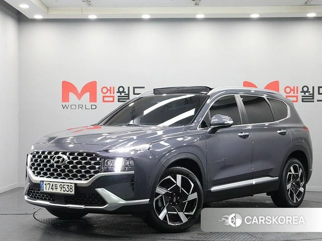 Hyundai The New Santa Fe 2021 Серый из Кореи