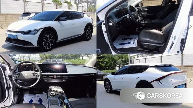 Kia EV6 2022 Белый из Кореи