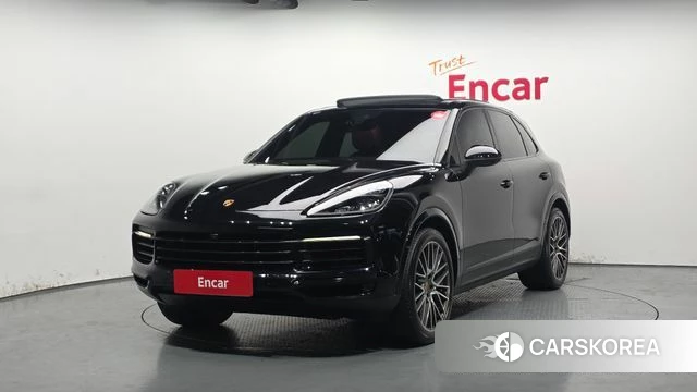 Porsche Cayenne (PO536) 2021 Черный из Кореи