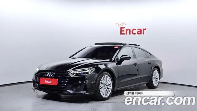 Audi A7 (4K) 2021 Черный из Кореи